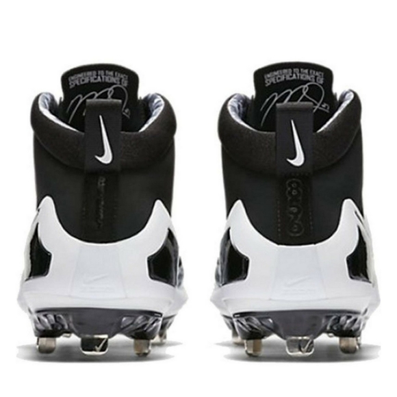 NIKE Force Zoom Trout 4 Black Baseball clea - Picture 3 of 3